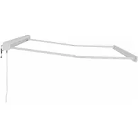 vidaXL Zonnescherm Frame Wit 300 x 250 cm Aluminium