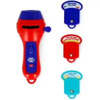 Legami - "Es war einmal" rode projectorzaklamp, projecteert 3 kinderfiguren
