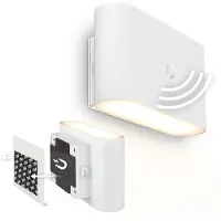Briloner LED-wandlamp, wandlamp zonder stroomaansluiting, met bewegingssensor, batterij, zonder boren