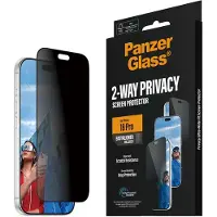 PanzerGlass PG90861 Screenprotector (glas) Apple IPhone 18 Pro 1 stuk(s) Meekijkbescherming