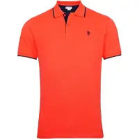 U.s. polo assn. Shirt nachtblauw / oranje
