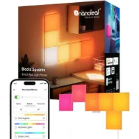 Nanoleaf Blocks Big Squares Smarter Kit | 1200-6500K + RGB | 6 stuks | startset