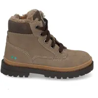 BunniesJR Thijs Trail suède enkelboots met profielzool - grijs Jongens Nubuck - maat 30