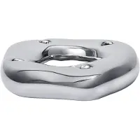 Ferm Living Kaarshouder Bellure Ring Candle Holder Silver
