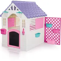 DOLU Speelhuis met Hek Pink