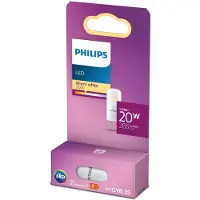 Philips lampen, 1,8 Watt, 20 Watt, GY6.35 fitting, 205 lumen, 15000 uur, warm wit