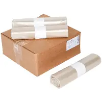 Knapzak Vuilniszakken Extra Sterk Ongeperforeerd | Zonder sluitlint | LDPE Regeneraat | Transparant | 60 Micron | 400 liter (60 zakken)