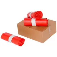 Knapzak Vuilniszakken Extra Sterk Ongeperforeerd | Zonder sluitlint | MDPE | Rood | 40 Micron | 400 liter (50 zakken)