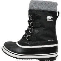 Sorel Snowboots 'CARNIVAL' lichtgrijs / zwart / wit