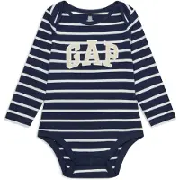 Gap Rompertje/body navy / lichtgeel / wit