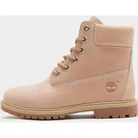 Timberland Dames Roze premium leren enkellaarsjes (37.5 W), Leer, Plat, Veters, Casual TB0A5M5NA8M1