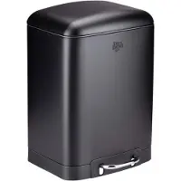 Dirt Devil Pedaalemmer | | 6 liter (Gedempt deksel, RVS, Zwart)