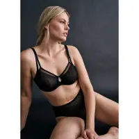 Triumph Signature Sheer W01 EX Dames Beha - Zwart - Maat G075