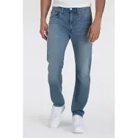 Levi's Jeans '502 Taper Linen + Denim' lichtblauw