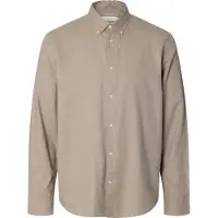 Selected Homme Overhemd 'SLMCole' bruin gemêleerd