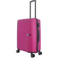 Saxoline – Fiesta | Harde Koffer / Valies / Reiskoffer – Medium (60L) – Fuchsia - Fuchsia / Medium