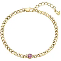 Glanzstücke Armband goudgeel / lila