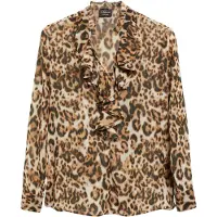 s.Oliver Blouse crème / chocoladebruin