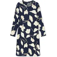Schiesser Dames Nachthemd lange mouw - Flower - Modal dames nachtjapon - Luxe nachtkleding dames - 46