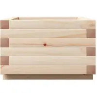 vidaXL Plantenbak 40x40x26,5 cm massief grenenhout