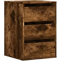vidaXL Kommode, gerookt eikenfineer, 40x41x58 cm, houtvezelplaat