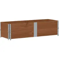 vidaXL Plantenbak 150x50 cm massief grenenhout bruin