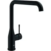 GROHE Keukenkranen, Essence wastafelmengkraan, 1/2", hoge uitloop, fantoomzwart