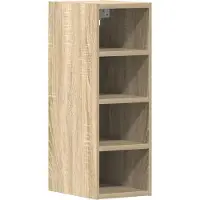 vidaXL Bovenkast 20x29,5x60 cm bewerkt hout sonoma eikenkleurig