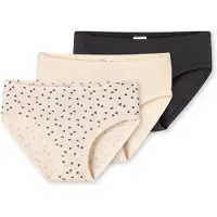 Schiesser Onderbroek ' Fine Rib Multi ' crème / zwart