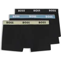 BOSS Boxershorts 'Power' opaal / lichtgroen / zwart / wit
