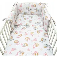 Kerstin Kinderledikant Beddengoed Set 135x100cm met Bedbeschermer