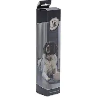 Designed By Lotte Oona Placemat Hond/Kat - Placemat voerbak - Vaatwasserbestendig - Silicone - Antraciet - 55x30x1,7 cm
