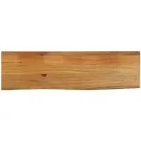 vidaXL Tafelblad met natuurlijke rand 110x20x2,5 cm massief mangohout
