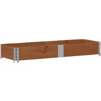 vidaXL Plantenbak 150x50 cm massief grenenhout bruin
