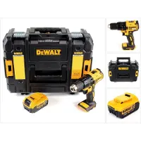 DeWalt DCD 777 accuboormachine 18 V 65 Nm + 1x accu 4,0 Ah in TSTAK II-gereedschapskoffer – zonder oplader