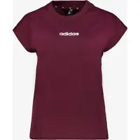 Adidas Essentials Linear Cotton T-shirt Met Korte Mouwen