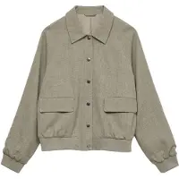 Vero Moda Bestie Long Sleeve Check Bomber