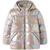 Name It Kids Shiny Gewatteerde Jas 116 EU Meisjes