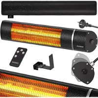 Monzana Terrasverwarmer MZH2000 Zwart 2000W