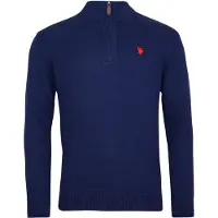 U.s. polo assn. Trui donkerblauw / rood