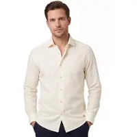 Olymp Zakelijk overhemd creme uni