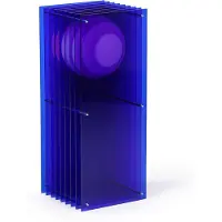 Bang Lớp Big Rectangle Vloerlamp Blue acrylic