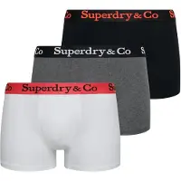 Superdry Boxershorts antraciet / rood / zwart / wit