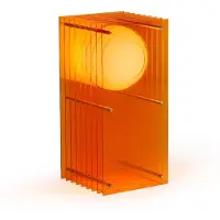 Bang Lớp Small Rectangle Tafellamp Orange acrylic