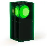 Bang Lớp Small Rectangle Tafellamp Green acrylic