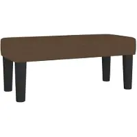 vidaXL Bankje 70x30x30 cm stof bruin