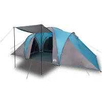 vidaXL Koepeltent 6-persoons waterdicht blauw