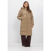 WITHBLACK Dames Jassen Wblglorian Long Puffer Coat - Beige - Maat XS