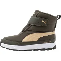 Puma Snowboots 'Evolve Boot Lite V' sand / olijfgroen