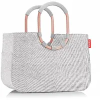 Reisenthel Shopper lichtgrijs / rosa / rood